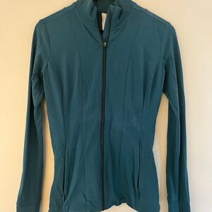 Athleta Teal Zip Up